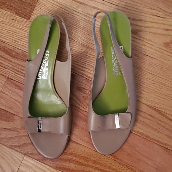 Salvatore Ferragamo Sling Back Sandals - Picture 7 of 10